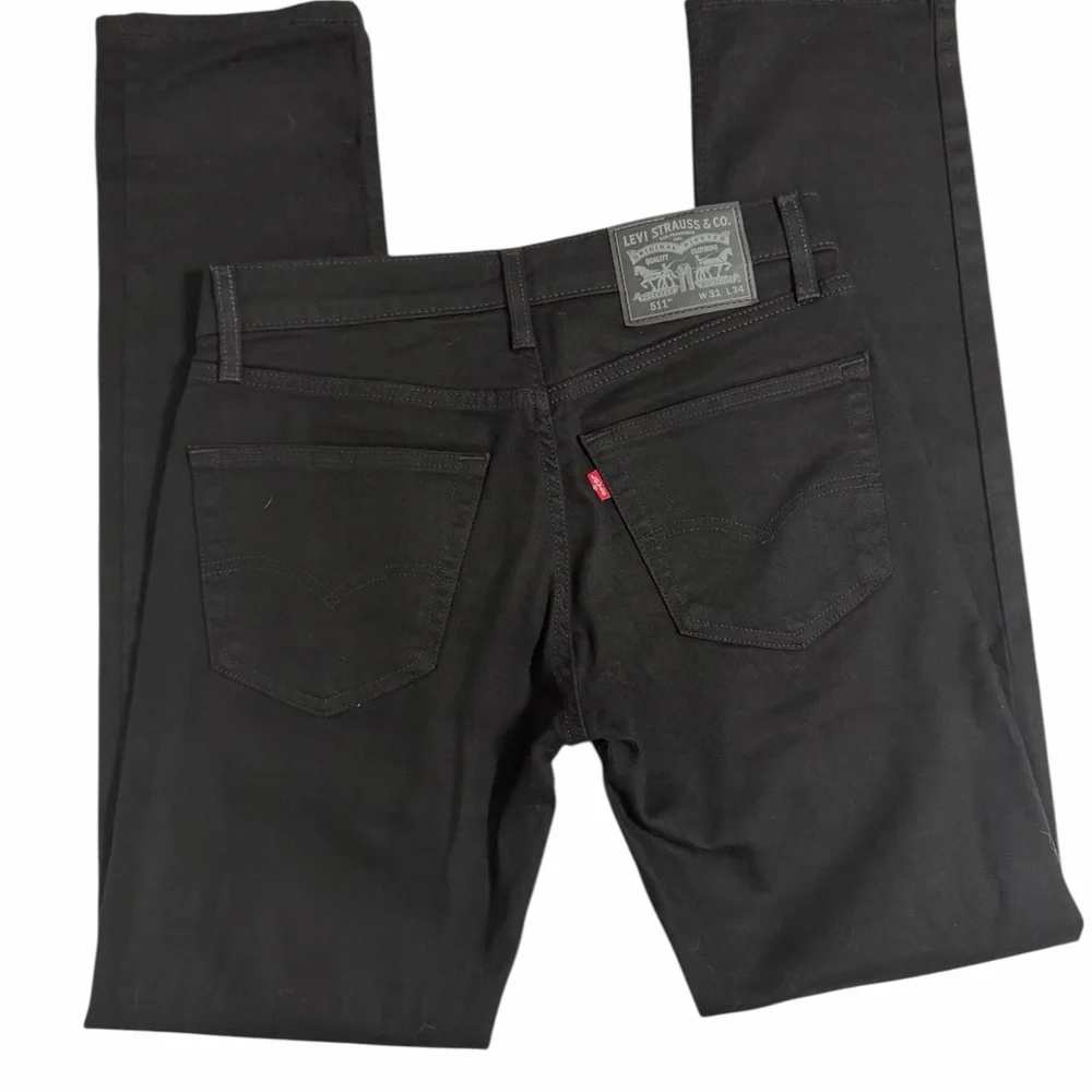 Levi's Men's Slim Fit Dark Jeans - Picture 2 of 4